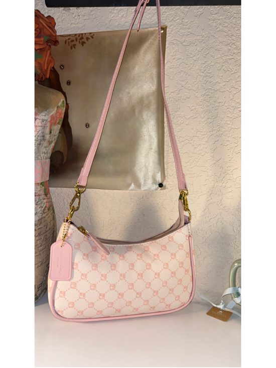 Unbranded Handbags - Women's Unbranded Shoulder Bag One Size Pink and White